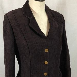 Worth Size 6 Burgundy Blazer Jacket